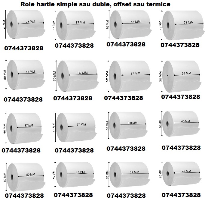 Role hartie termica / Role hartie offset  cu livrare rapida., Sector 1 - Bucuresti - imagine 1 - popic.ro