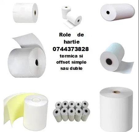 Role de hartie  termica si offset, simple sau duble., Sector 1 - Bucuresti - imagine 1 - popic.ro