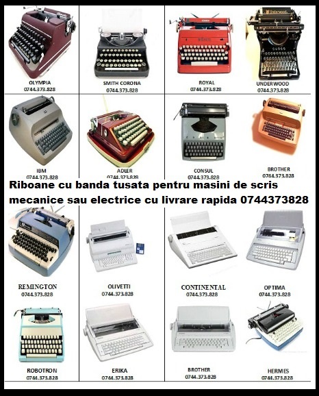 Riboane cu banda tusata pentru masini de scris mecanice sau electrice, Sector 1 - Bucuresti - imagine 1 - popic.ro