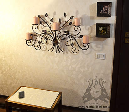 Suport  lumanarii din fier forjat NATURAL, Sector 6 - Bucuresti - imagine 3 - popic.ro