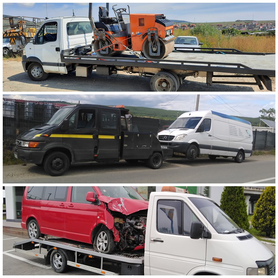 Servicii profesionale de tractari auto, autoutilitare, utilaje 24/7, Gilău - Cluj - imagine 1 - popic.ro