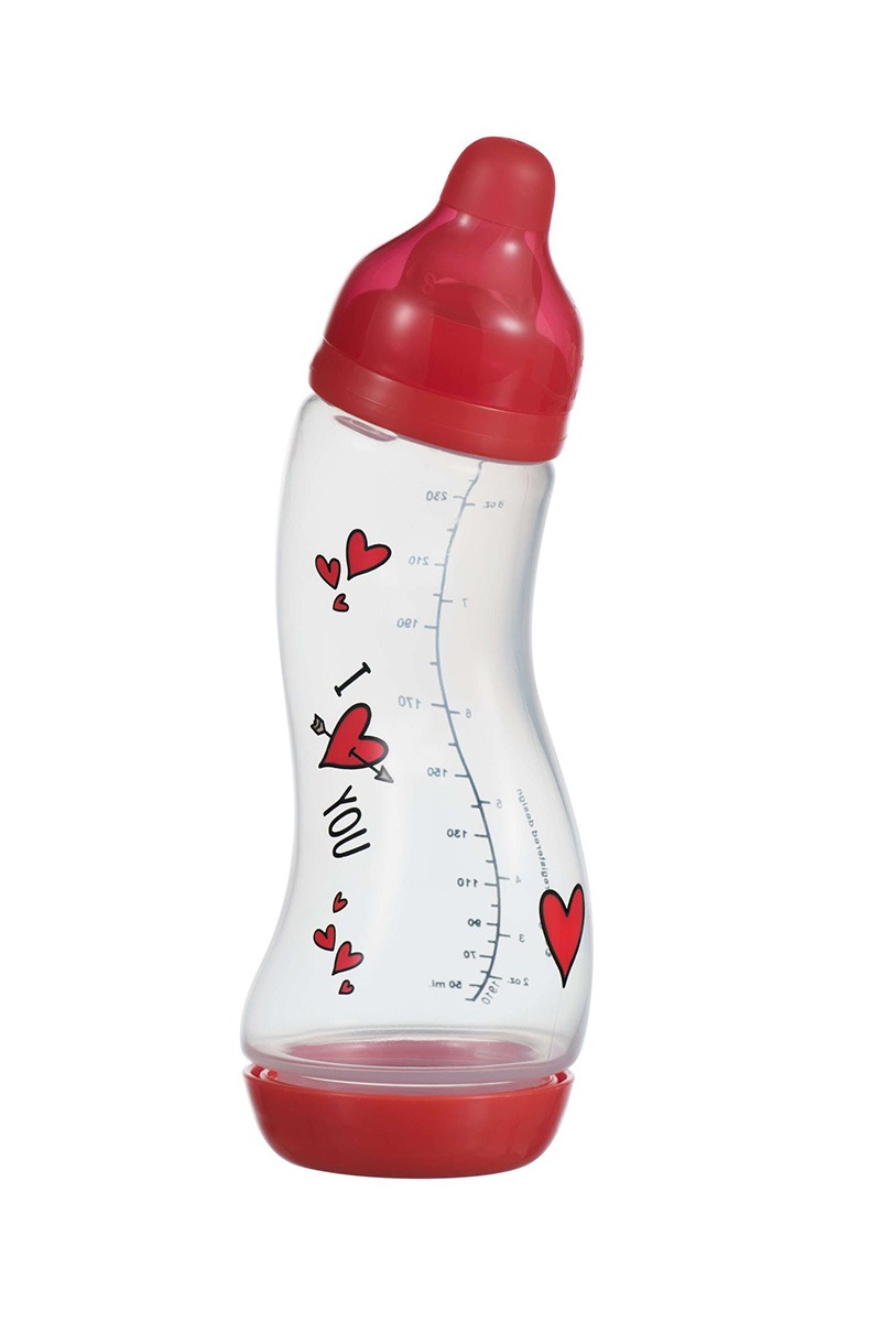Biberon anticolici S “I Love You” 250 ml, Fetești - Ialomita - imagine 2 - popic.ro