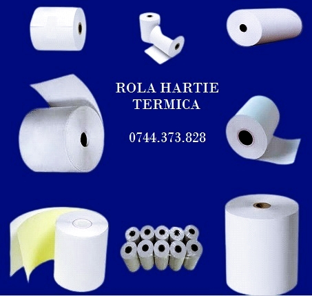 Rola hartie termica bonuri pos, bon comanda, bonuri consum, nota de p, Sector 1 - Bucuresti - imagine 1 - popic.ro