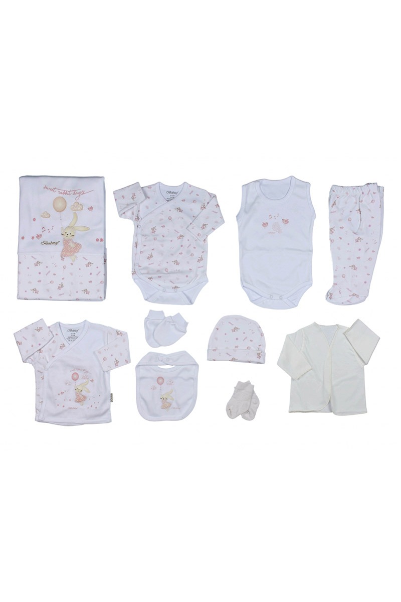 Set 10 piese cadou nou-nascut alb, Alba Iulia - Alba - imagine 3 - popic.ro