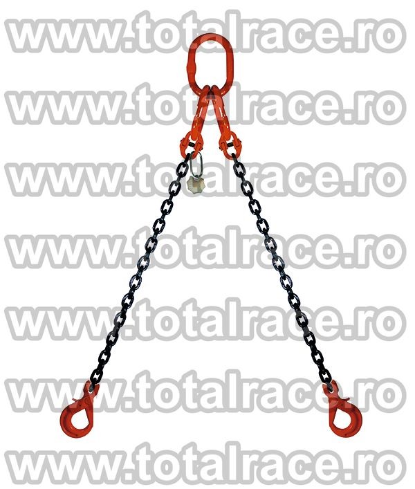 Sistem de ridicare din lant cu 2 brate cu carlige cu ochi si siguranta, Arad - Arad - imagine 1 - popic.ro