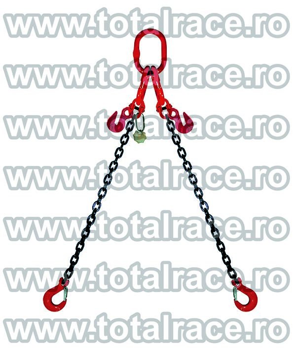 Sistem de ridicare din lant cu 2 brate cu carlige cu ochi si siguranta, Arad - Arad - imagine 2 - popic.ro