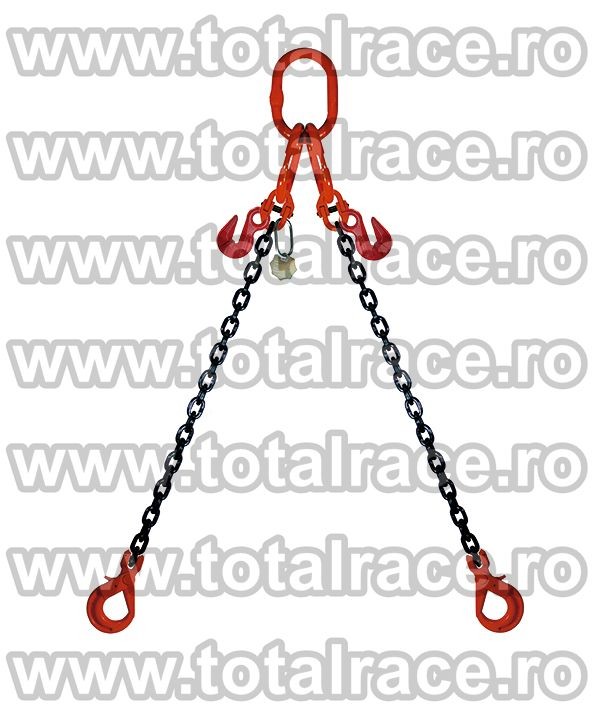 Sistem de ridicare din lant cu 2 brate cu carlige cu ochi si siguranta, Arad - Arad - imagine 3 - popic.ro