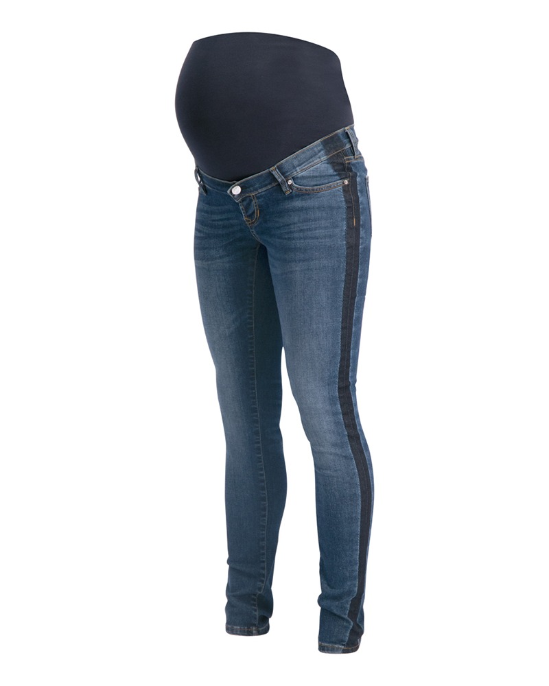 Blugi pentru gravide cu dungi laterale, Arad - Arad - imagine 1 - popic.ro