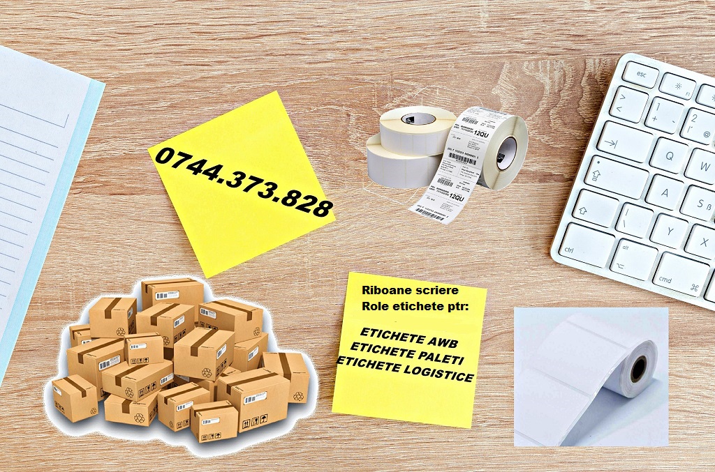 Riboane scriere Role etichete colete AWB courier transport., Sector 1 - Bucuresti - imagine 1 - popic.ro