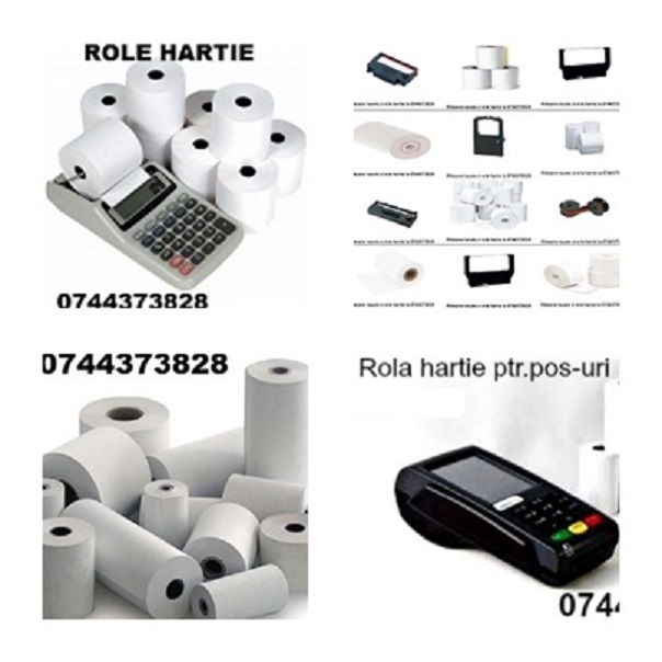 Riboane tus role hartie imprimante pos si bonuri cu livrare rapida., Sector 1 - Bucuresti - imagine 1 - popic.ro