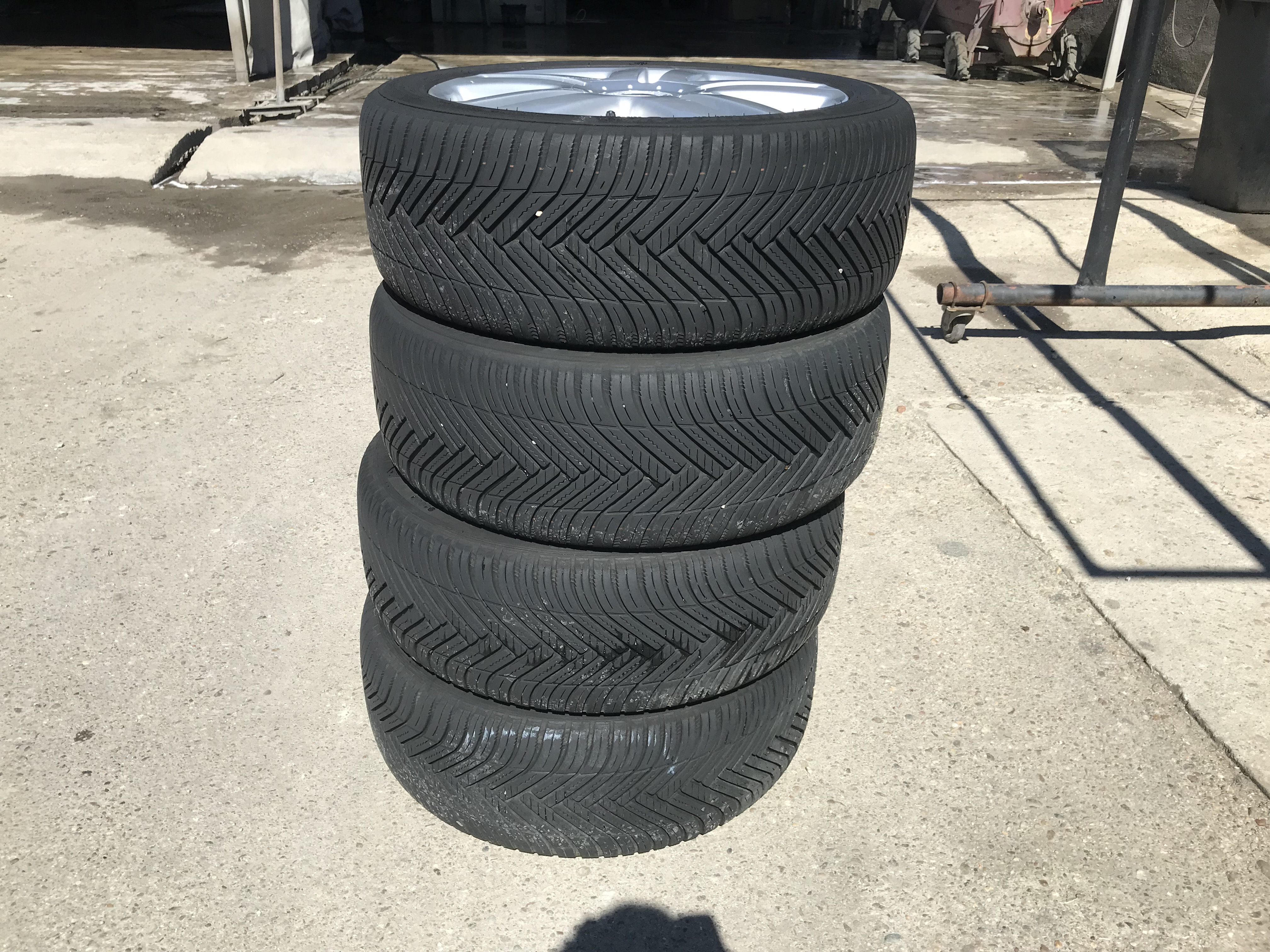 Jante aliaj 17 cu cauciucuri allseason 5x112, Oradea - Bihor - imagine 3 - popic.ro