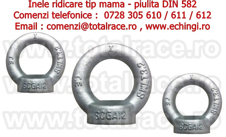 Inele ridicare piulita DIN 582, Alexandria - Teleorman - imagine 3 - popic.ro
