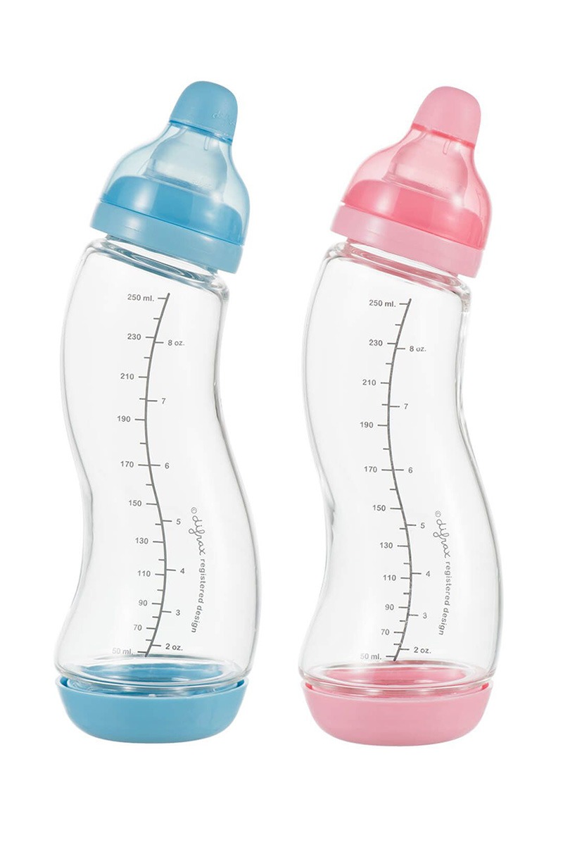 Biberon din sticla ergonomic S-Difrax 250 ml, Brăila - Braila - imagine 2 - popic.ro