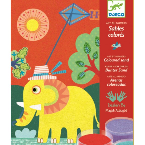 NISIP COLORAT DJECO ANIMALE PENTRU COPII ✔️ - childrentoys, Sector 3 - Bucuresti - imagine 1 - popic.ro