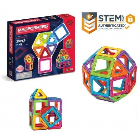 SET MAGNETIC DE CONSTRUIT- MAGFORMERS, 30 PIESE, Sector 3 - Bucuresti - imagine 1 - popic.ro