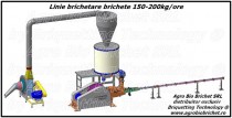 Linie brichetat brichete 150-200 kg/ora din paie, Sector 6 - Bucuresti
