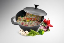Cratita Cooking by Heinner, fonta pura, + capac 26.4 x 11 cm, 5 L✔️, Sector 1 - Bucuresti