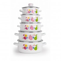 Set oale gatit Emailat Vanora Home, Fabiana, 10 Piese✔️otel calitate, Sector 1 - Bucuresti