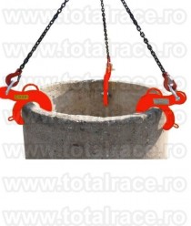 Clesti de ridicat tuburi beton pentru canalizare Total Race, Bistra - Alba