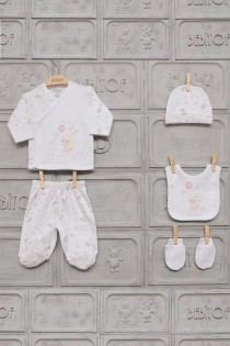 Set cadou 5 piese nou-nascut Iepuras, Brăila - Braila