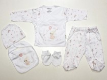 Set cadou 5 piese nou-nascut Iepuras, Brăila - Braila