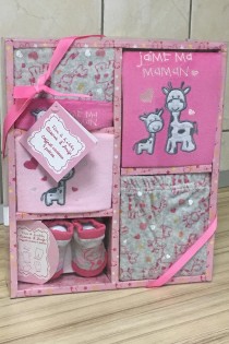 Set cadou fetite 5 piese 0-6 luni Girafa, Cluj-Napoca - Cluj