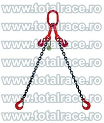 Sistem de ridicare din lant cu 2 brate cu carlige cu ochi si siguranta, Arad - Arad